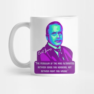 Carl Jung Portrait and Quote Mug